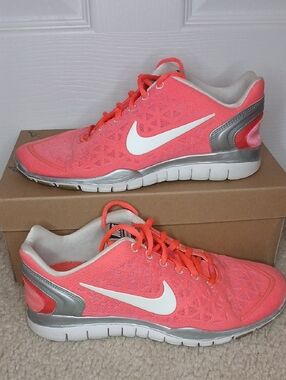 Nike Free Fit 2 Training Shoes in Pink Womens 8